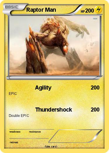 Pokemon Raptor Man
