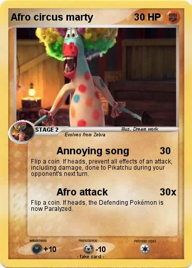 Pokemon Afro circus marty