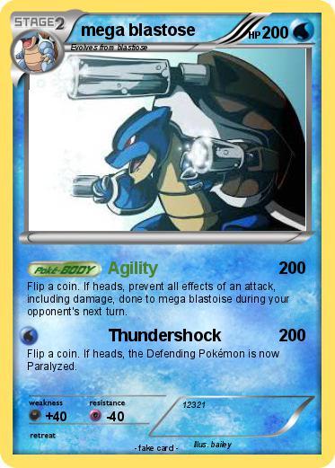Pokemon mega blastose