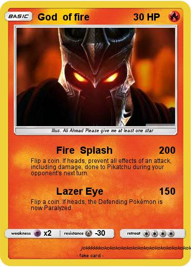 Pokemon God  of fire