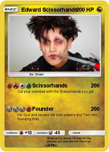 Pokemon Edward Scissorhands