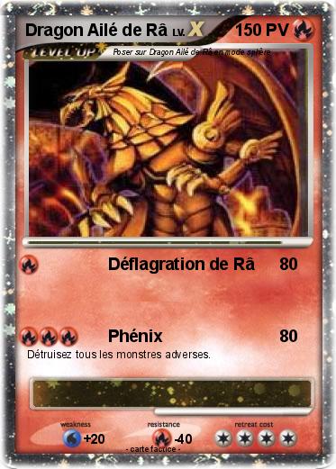 Pokemon Dragon Ailé de Râ