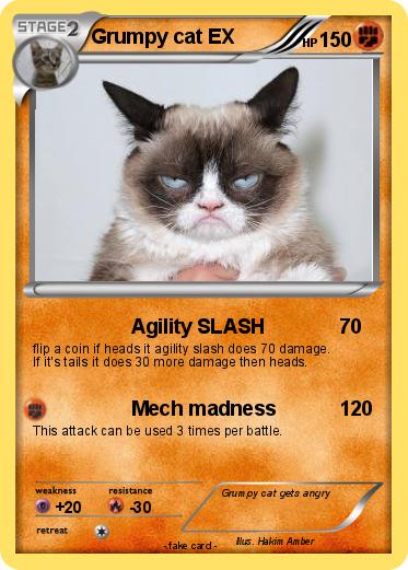 Pokemon Grumpy cat EX