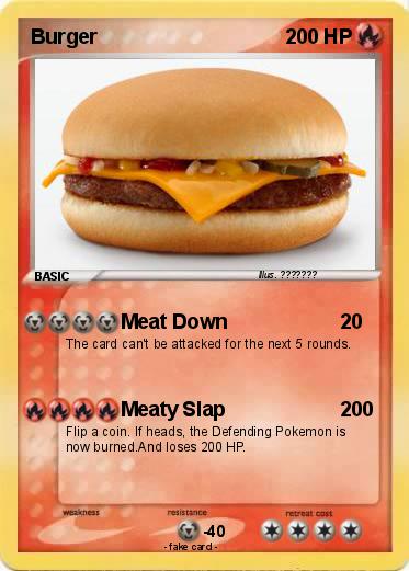 Pokemon Burger