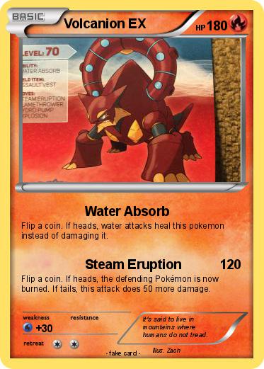 Pokemon Volcanion EX