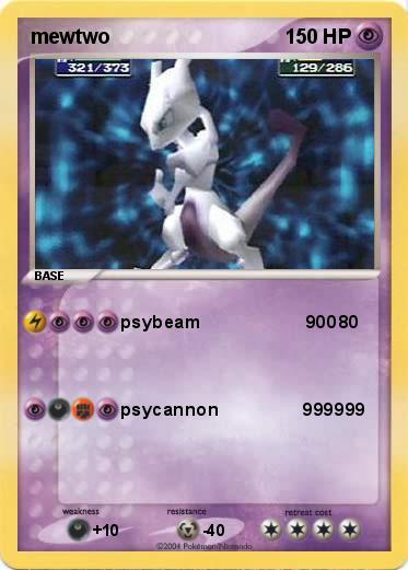 Pokemon mewtwo