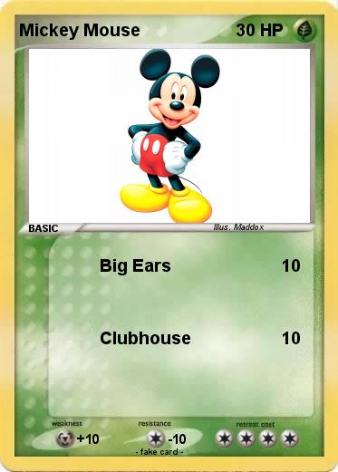 Pokemon Mickey Mouse