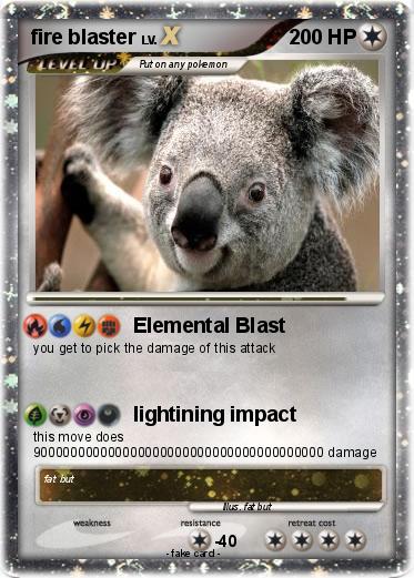 Pokemon fire blaster