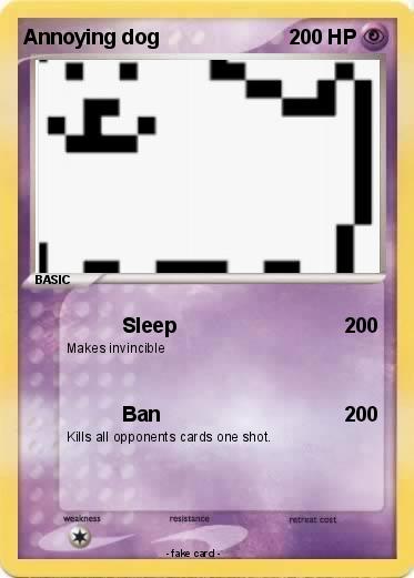 Pokemon Annoying dog