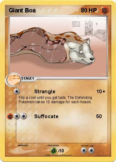 Pokemon Giant Boa