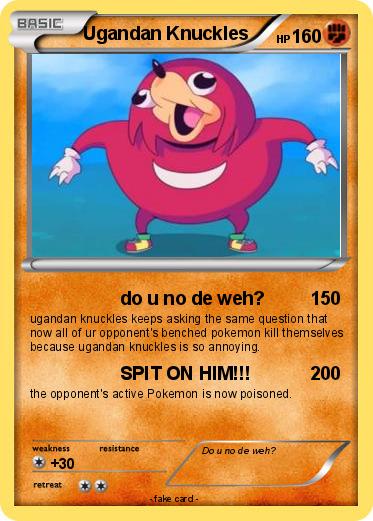 Pokemon Ugandan Knuckles