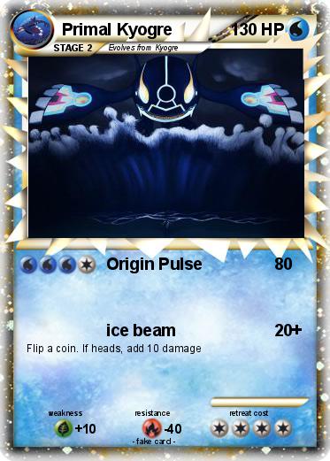 Pokemon Primal Kyogre