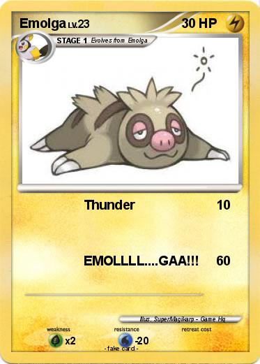 Pokemon Emolga