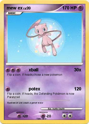 Pokemon mew ex