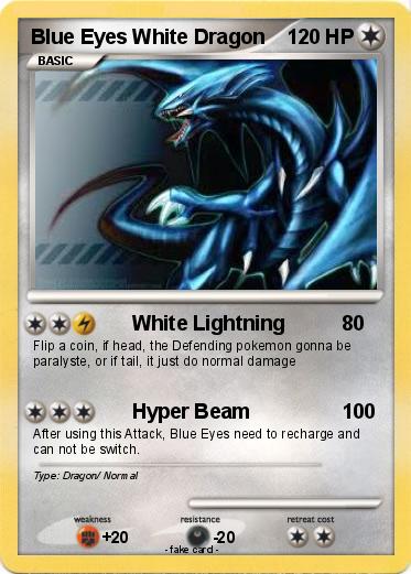 Pokemon Blue Eyes White Dragon