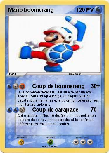 Pokemon Mario boomerang