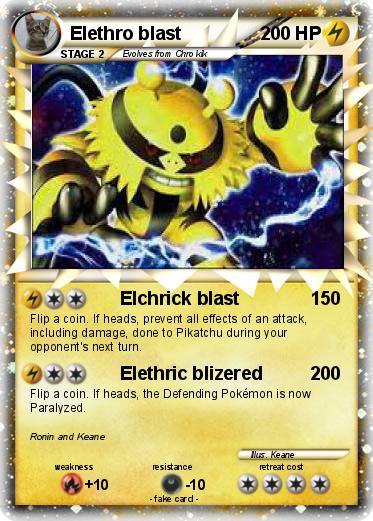Pokemon Elethro blast