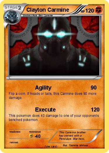 Pokemon Clayton Carmine