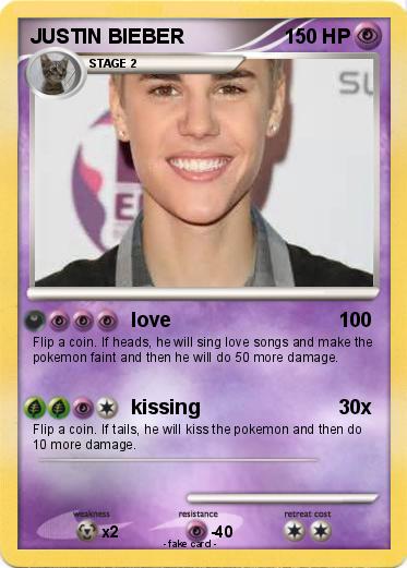 Pokemon JUSTIN BIEBER