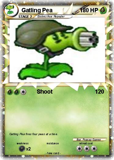 Pokemon Gatling Pea