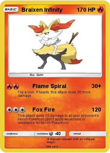 Pokemon Braixen Infinity