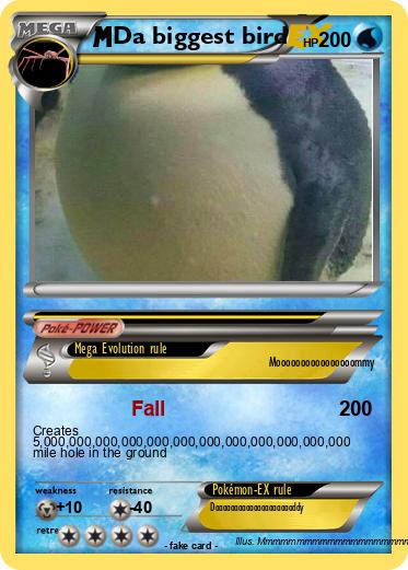 Pokemon Da biggest bird
