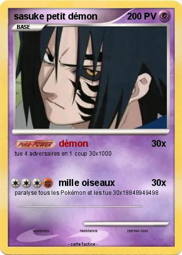 Pokemon sasuke petit démon