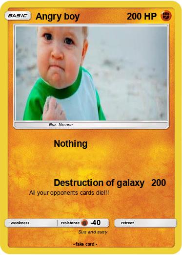 Pokemon Angry boy