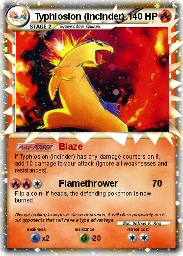 Pokemon Typhlosion (Incinder)