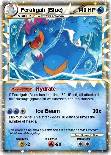 Pokemon Feraligatr (Blue)