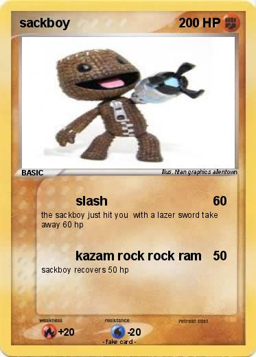 Pokemon sackboy