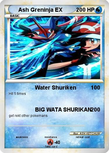 Pokemon Ash Greninja EX