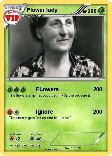 Pokemon Flower lady