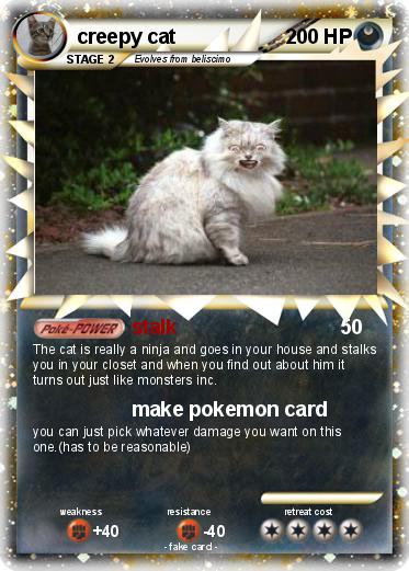 Pokemon creepy cat