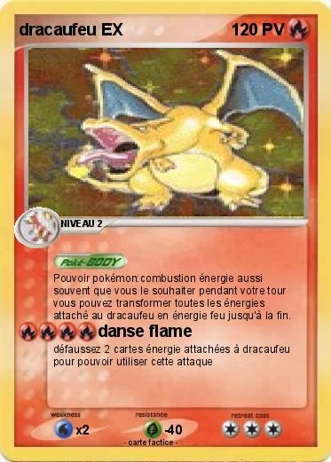 Pokemon dracaufeu EX