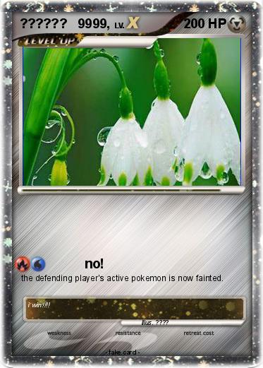 Pokemon ??????   9999,