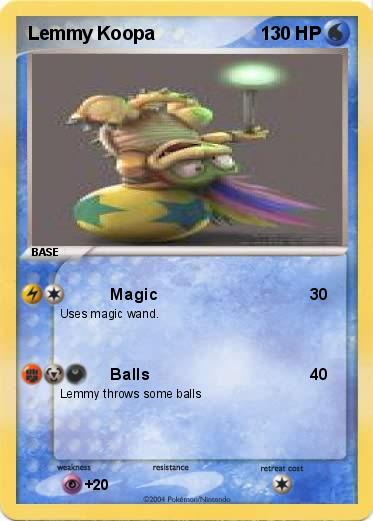 Pokemon Lemmy Koopa
