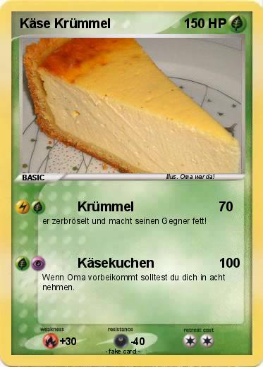 Pokemon Käse Krümmel