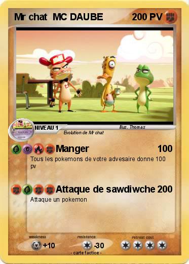 Pokemon Mr chat  MC DAUBE