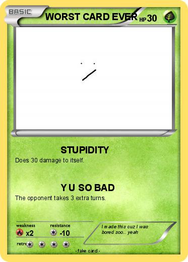 Pokemon WORST CARD EVER