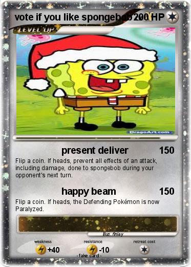 Pokemon vote if you like spongebob