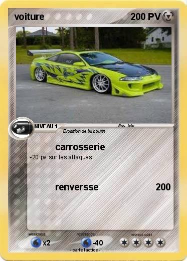 Pokemon voiture