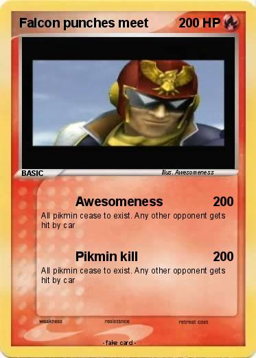 Pokemon Falcon punches meet