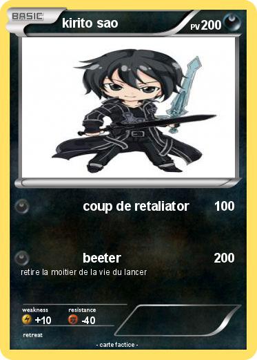 Pokemon kirito sao