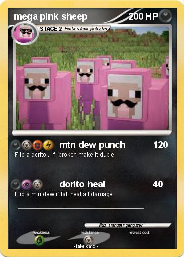 Pokemon mega pink sheep
