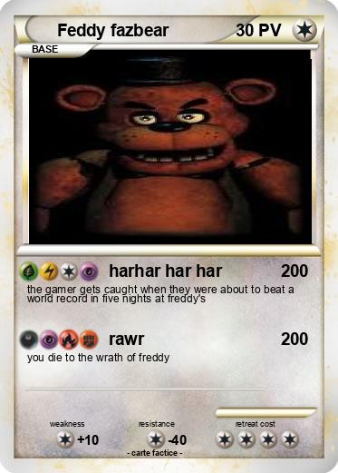 Pokemon Feddy fazbear