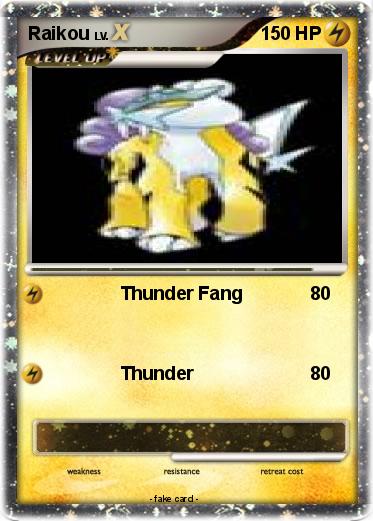 Pokemon Raikou