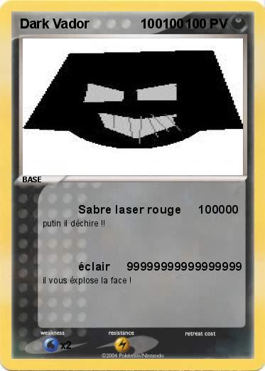 Pokemon Dark Vador              100100