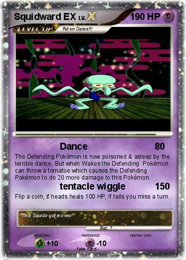Pokemon Squidward EX