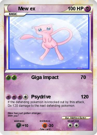 Pokemon Mew ex